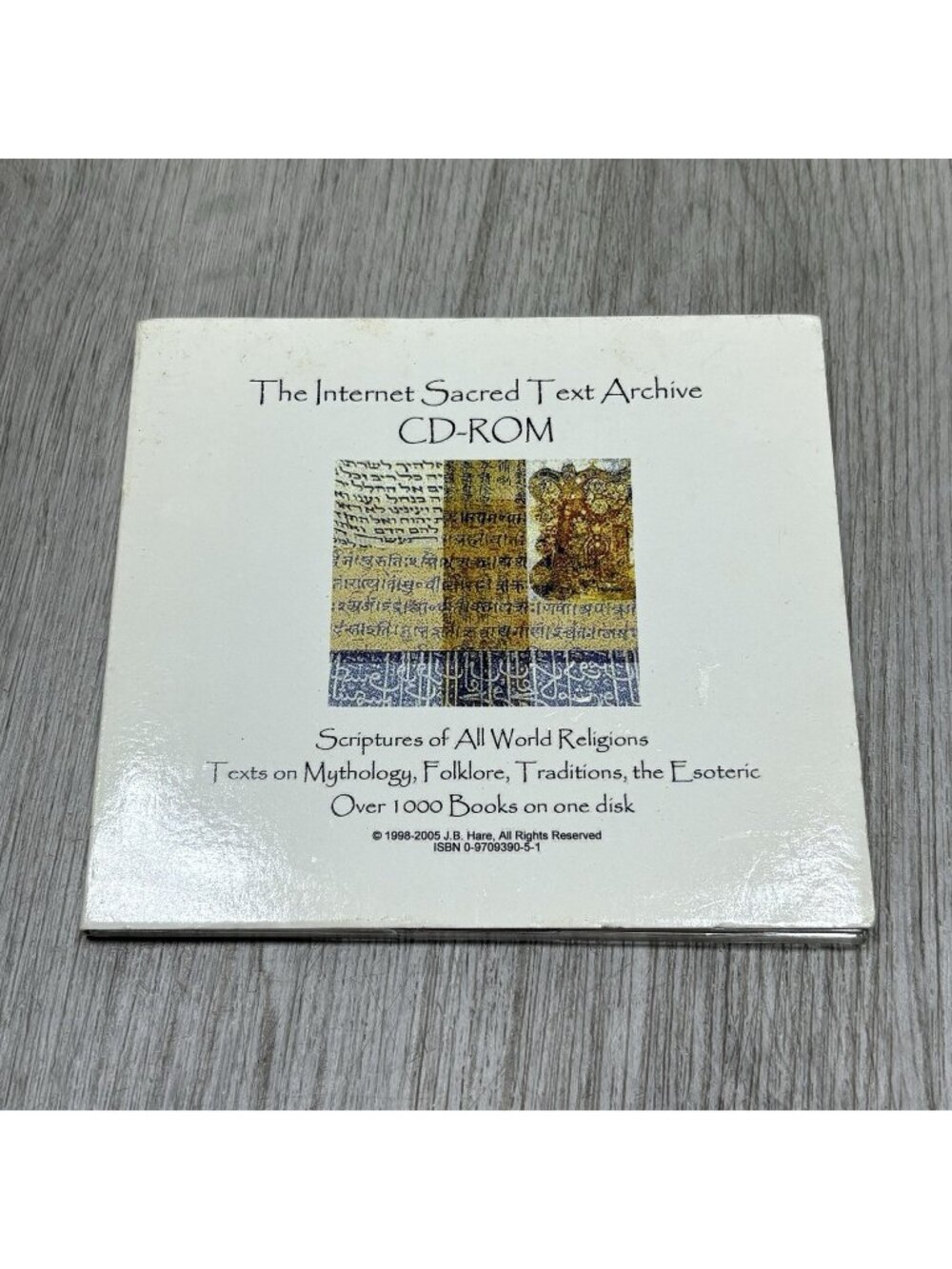 Internet Sacred Text Archive DVD-ROM 2012 Complete Library Religion Mythology